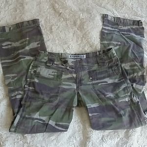 Express camo jeans